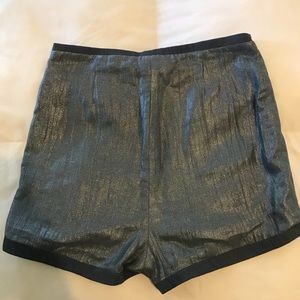 Alexis - Maike Silver Shimmer/Denim shorts